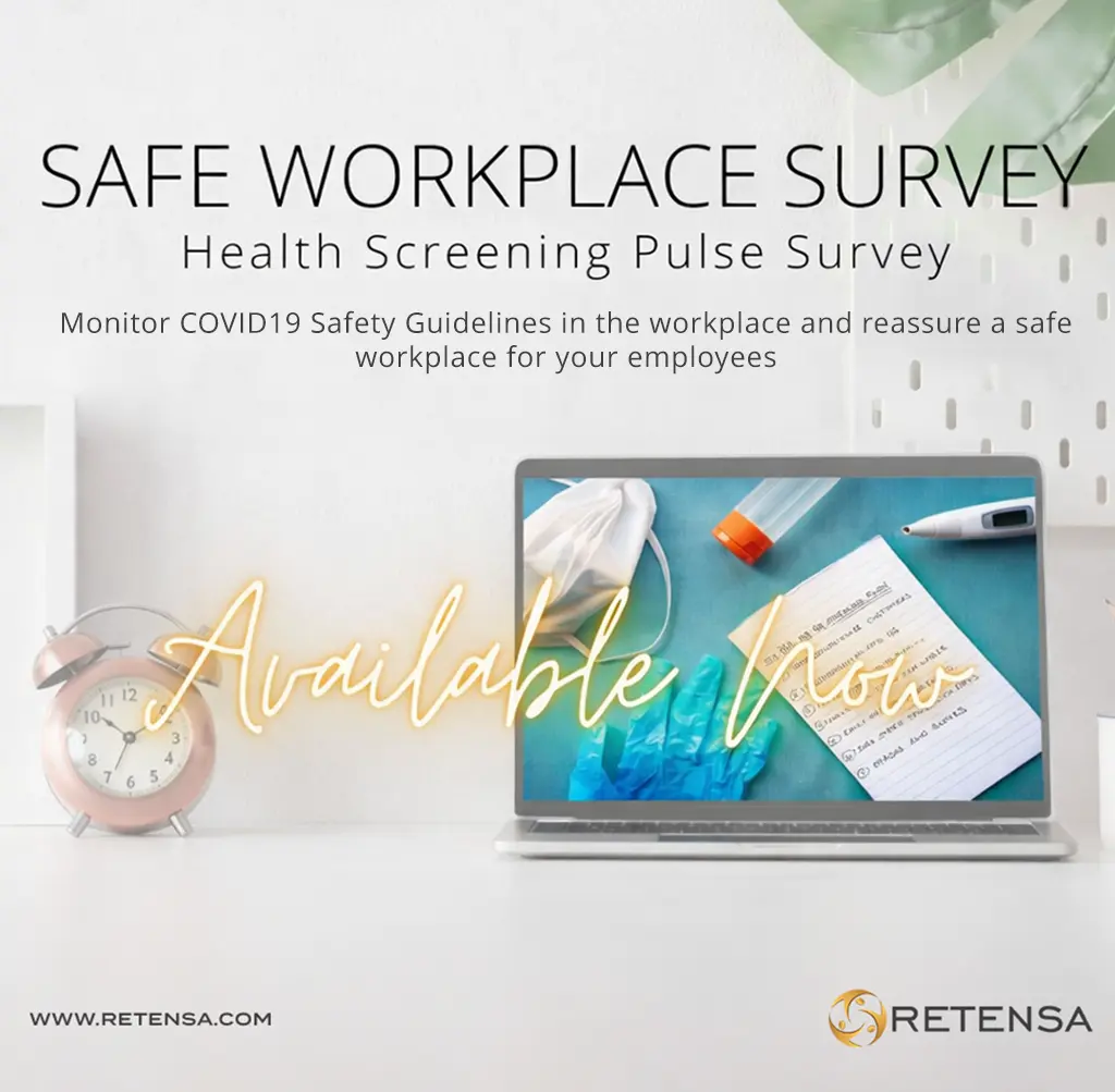Ensure a Safe Workplace for your Staff: Monitor COVID-19 safety at work with Free pulse survey from Retensa