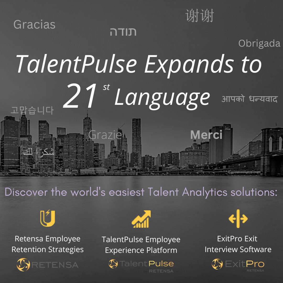 Send an employee survey in 21 different languages to your ESL employees