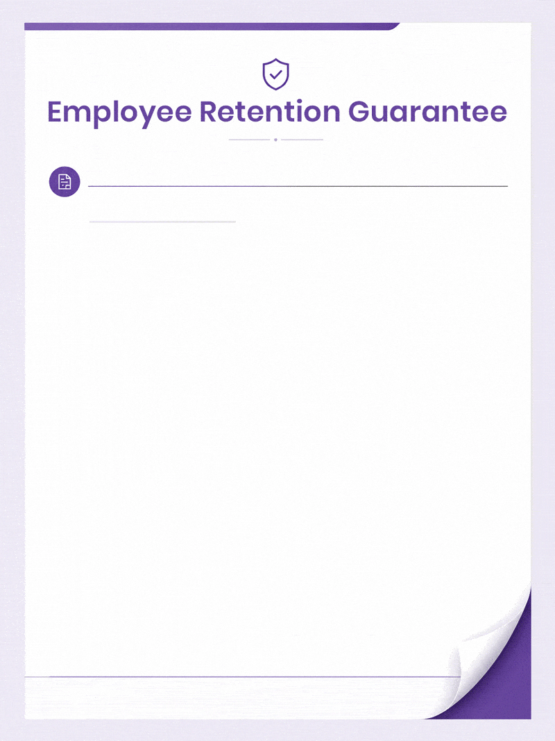 Employee Retention Guarantee